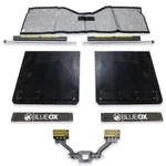 Blue Ox Bx88420 Mud Flap System - 2" Receiver With Rock Screen. Fixed Price $450.00.