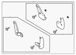 Genuine Honda Splash Guard Rear 08p09-t20-100r1. Fixed Price $59.86.
