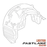 2006-2009 Land Rover Range Sport Fender Liner, Right New Oem Lr017091. Fixed Price $220.68.