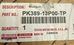 Lexus Oem Factory 2pc Mudguard Set - 2023-2026 Rx350 ( Pk389-13p00-tp ) Ft Only. Fixed Price $39.99.