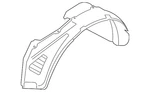 Genuine Nissan Fender Splash Shield 63841-1sx0a. Fixed Price $99.25.