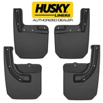 Husky Front And Rear Mud Guards Flaps For 18-25 Jeep Wrangler Jl 58151. Fixed Price $119.99.