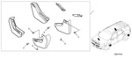 New! Genuine Honda 2026 Passport - Splash Mud Guards Set (08p00-3bm-100). Fixed Price $114.95.