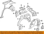 Gm Oem 19-23 Blazer,xt5 Quarter Panel Inner Structure-inner Wheelhouse 84493358. Fixed Price $177.52.