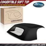 Black Convertible Soft Top For Porsche Boxster 05-12 W/ Glass Window. Fixed Price $279.59.