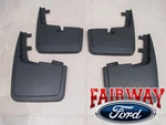 15 Thru 20 F-150 Oem Ford Molded Splash Guards Mud Flaps Without Wheel Lip Mldg. Fixed Price $153.95.