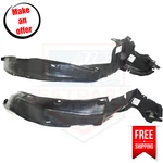 Front Fender Liner Set Of 2 Left & Right Side For 1988-1991 Honda Civic Dx, Lx. Fixed Price $41.99.