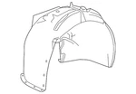 Genuine Gm Front Passenger Side Wheelhouse Liner 84308816. Fixed Price $158.84.