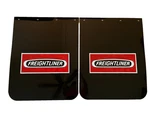 Freightliner Trucks 24" X 30" Red & Black Poly Semi Truck Mud Flaps-pair. Fixed Price $95.95.