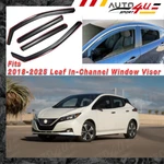 In-channel Vent Window Visor Sun Rain Guard Deflector Fits Nissan Leaf 2018-2025. Fixed Price $45.79.