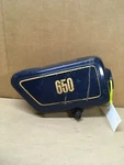 75-79 Yamaha Xs650 Xs 650 Right Side Cover Blue Oem 447-21721-01-j3. Fixed Price $45.00.