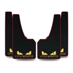 4 Pcs Soft Material Automotive Car Mud Flaps Universal Fit Black Splash Guards R. Fixed Price $41.45.
