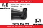 Genuine Oem 2022-2025 Honda Passport Hpd Mud Flap Set 08p00-tgs-100. Fixed Price $173.20.