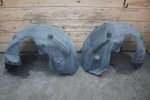 Set 2 Rear Inner Quarter Wheel Well Liner Panel 51717224973 Bmw 650i F12 2012. Fixed Price $89.99.