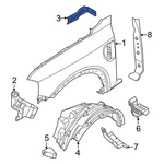 For Ford Ranger 2024-2026 M2dz16b116d Rear Left Fender Bracket. Fixed Price $19.46.