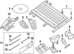 Genuine Nissan Mud Guard Bracket K3823-9buma. Fixed Price $64.20.