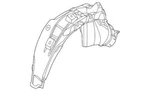 Genuine Ford Wheelhouse Liner Lj6z-78278b50-c. Fixed Price $130.40.