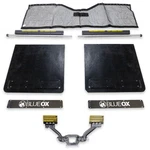 Blue Ox Mud Flap System With 2.5 Receiver & Rock Screen Bx88421. Fixed Price $450.00.