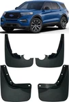 Genuine Front & Rear Splash Guards Mud Flaps For 2020-2024 Ford Explorer St Line. Fixed Price $54.14.