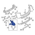 For Mazda Cx-5 2022-2025 Ksd450350 Rear Left Bumper Splash Shield. Fixed Price $47.38.