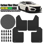 4x Rally Mud Flaps Mudflaps Mudguards Splash Guards For Honda Civic Type R Si S. Fixed Price $23.98.
