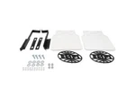 Empi 15-1093 Mud Flaps, White W/black Logo, Type 2. Fixed Price $55.95.