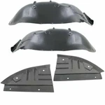 Set Of 4 Front Upper And Lower Fender Liner Fits Chevrolet Silverado 2500 Hd. Fixed Price $159.18.