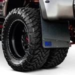 Rek Gen D2002 Merica Dually Black Armor Mud Flaps W Blue Flag Logo. Fixed Price $220.32.