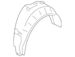 Genuine Bmw Wheelhouse Liner 51-71-7-288-906. Fixed Price $135.48.