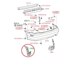 Lexus Oem Factory Drivers Rear Bumper Seal 2001-2005 Is300 52592-53010. Fixed Price $56.89.