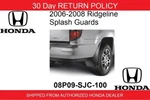 Genuine Oem 2006-2008 Honda Ridgeline Rear Splash Guards (08p09-sjc-100). Fixed Price $90.52.