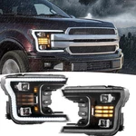 2* Full Black Led Headlights For Ford F-150 2018 2019 2020 Drl Projector Lamps. Fixed Price $364.31.