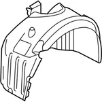 Genuine Bmw Cover, Wheel Housing, Front 51-71-7-009-716 New. Fixed Price $296.30.