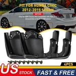 4x Splash Guards Car Mud Flaps For Auto Front Rear Tires Honda Civic 12-15 Sedan. Fixed Price $32.29.