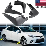 4pcs Front & Rear Mud Flaps Splash Guards Fender For 14-18 Toyota Corolla Sedan. Fixed Price $30.99.