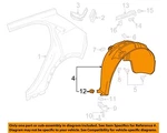 Gm Oem 19-23 Xt4 Quarter Panel Components-wheelhouse Liner 84557833. Fixed Price $142.50.