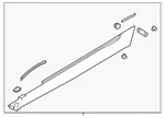 Genuine Mazda Rocker Panel Guard N243-51-p40d-27. Fixed Price $492.19.