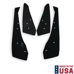 Set/4 Front & Rear Fender Splash Shields Mud Flap Guards 2015-2020 Ford Mustang. Fixed Price $109.95.