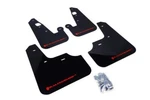 Rally Armor Mf8 Ur Blk/rd Black/red Mud Flaps For 07-17 Mitsubishi Lancer. Fixed Price $142.00.