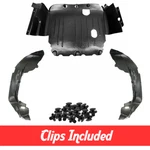 Front Fender Liner & Engine Under Cover Set W/ Clips For 2007-2010 Jeep Patriot. Fixed Price $140.88.
