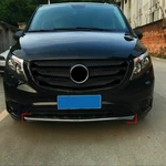 Chrome Front Bumper Protector Guard Trim For Mercedes-benz Metris/vito 2016-2019. Fixed Price $118.89.