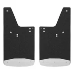 2 Mud Guards Flaps Front Or Rear 12"x23" Textured Rubber Luverne. Fixed Price $127.30.