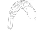 Mercedes W212 Wheel Arch Cover Rear Right O/s Splash Guard Panel A2126905730. Fixed Price $150.00.