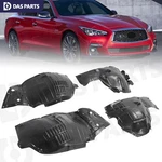 Inner Fender Liners Set Of 4 Driver & Passenger Side For Infiniti Q50 2014-2023. Fixed Price $91.95.