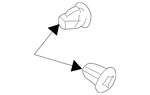 Genuine Toyota Rocker Panel Molding Grommet 90189-06157. Fixed Price $1.55.