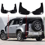 4x Mud Flap Splash Fender Fits Land Rover Defender 110 90 2020-2024 Gloss Black. Fixed Price $59.95.