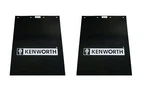 Kenworth Trucks 24" X 30" Black & White Glossy Poly Semi Truck Mud Flaps-pair. Fixed Price $113.99.