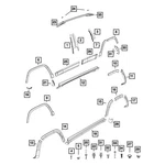 For Jeep Cherokee 2016-2022 68280946aa Front Right Mud Flap. Fixed Price $13.42.
