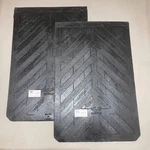 Globetech 2-pack! Rubber Mud Flaps 1/2" Thick X 24" W 36" L Black 2436cd (new). Fixed Price $61.60.