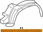 53875-60060 Toyota Liner, Front Fender, Rh 5387560060, New Genuine Oem Part. Fixed Price $92.00.